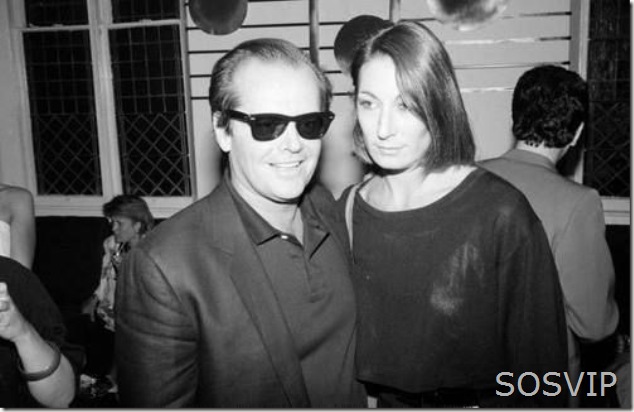 Jack Nicholson and Anjelica Huston