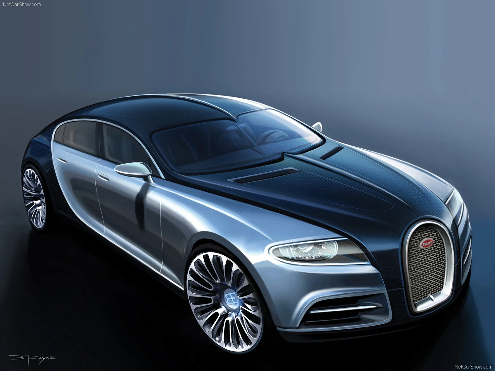 Hình ảnh siêu xe Bugatti Galibier Concept 2009 & nội ngoại thất