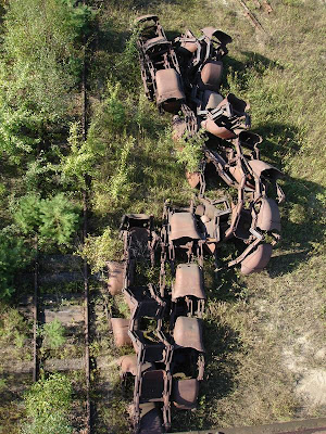 Excavadoras gigantes abandonadas Giant bulldozers abandoned URSS