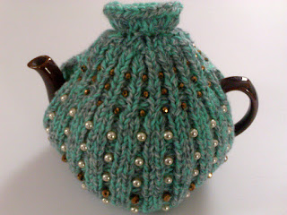 knitted tea cosies