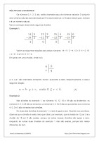 MÚLTIPLOS E DIVISORES