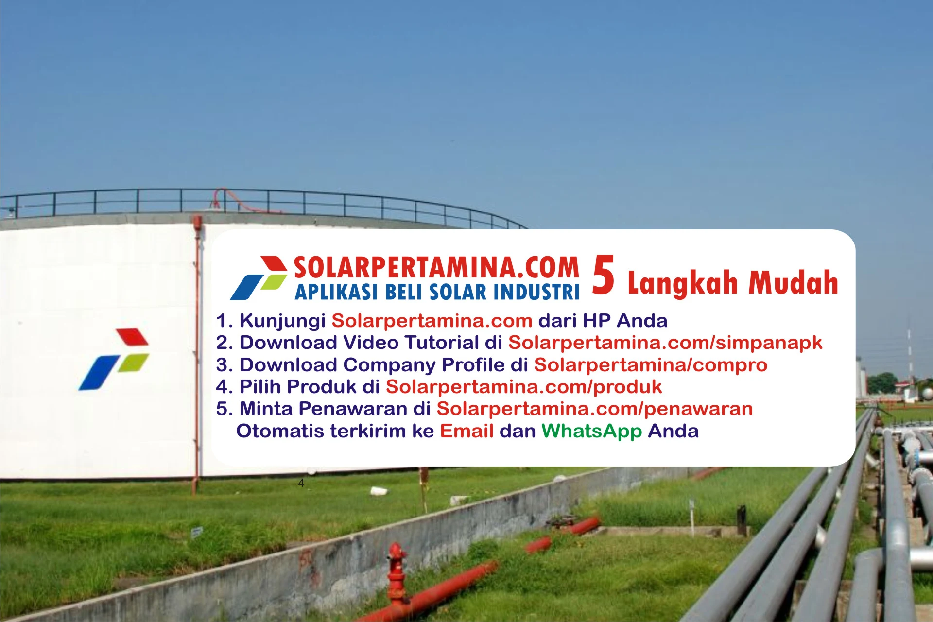 Supplier BBM Solar Industri Non Subsidi Agen resmi Pertamina