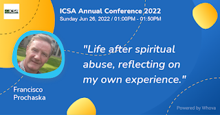 ICSA Annual Conference: Life after spiritual abuse, reflecting on my own experience.