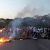 Protesta por falta de transporte escolar