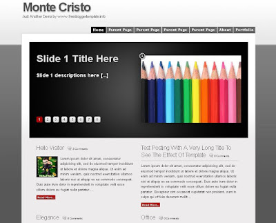 Monte Cristo Blogger Template