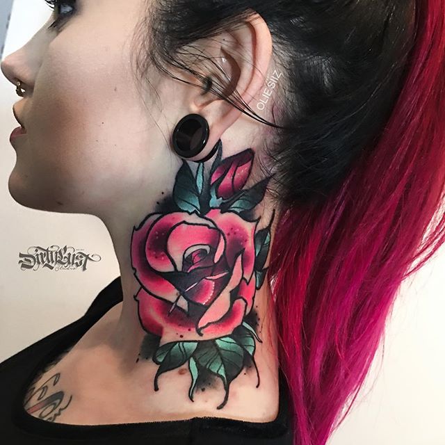  Gambar  Tato  Bunga Mawar Rose Terbaru Sederhana Tapi Keren  