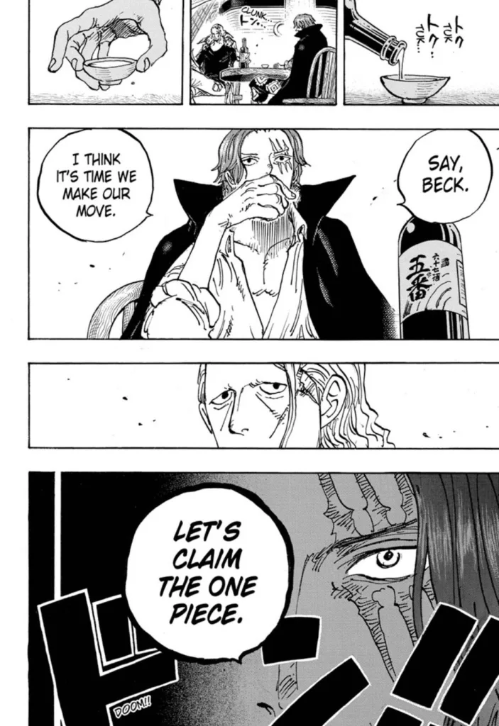 Shanks’ motivations in light of the latest chapter