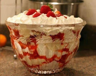 Southern Strawberry Punch Bowl Cake