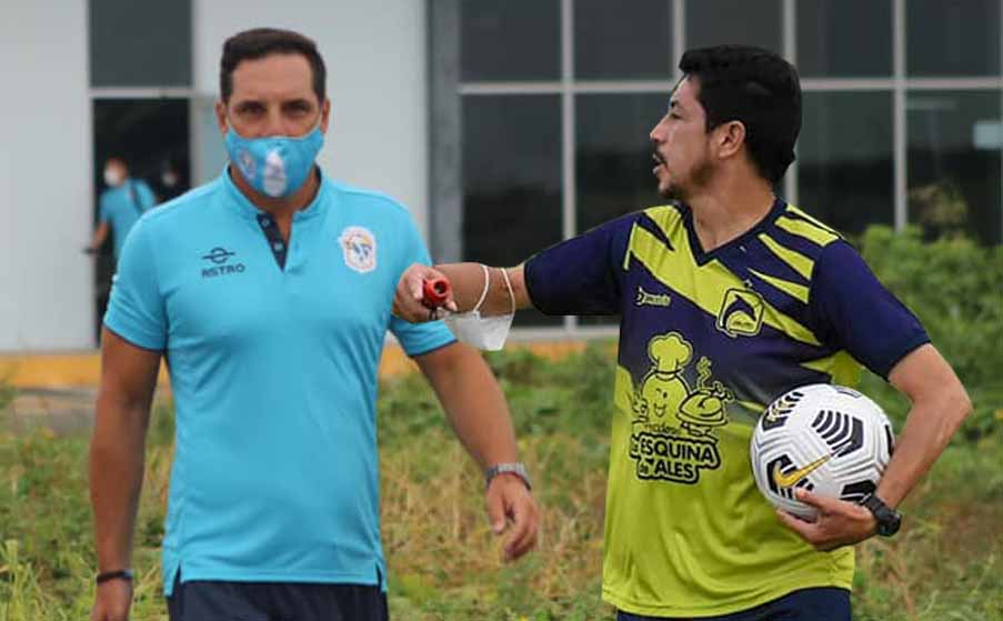 Fabián Frías (izq.) y Paúl Vélez.