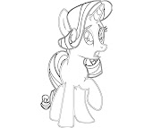 #8 Rarity Coloring Page