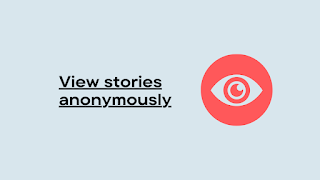 View stories anonymously