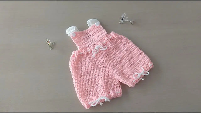 PASO A PASO Jardinero de Bebé Tejido a Crochet
