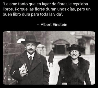 Frase de amor de Albert Einstein