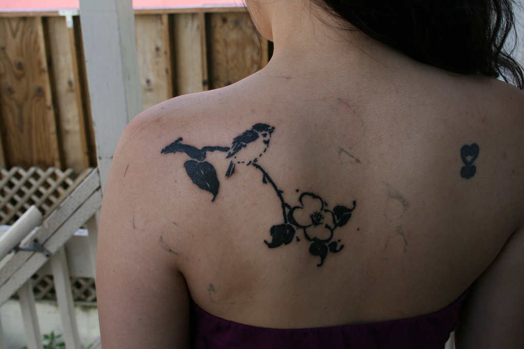 Award Winning Bird Tattoo Designs For Girls