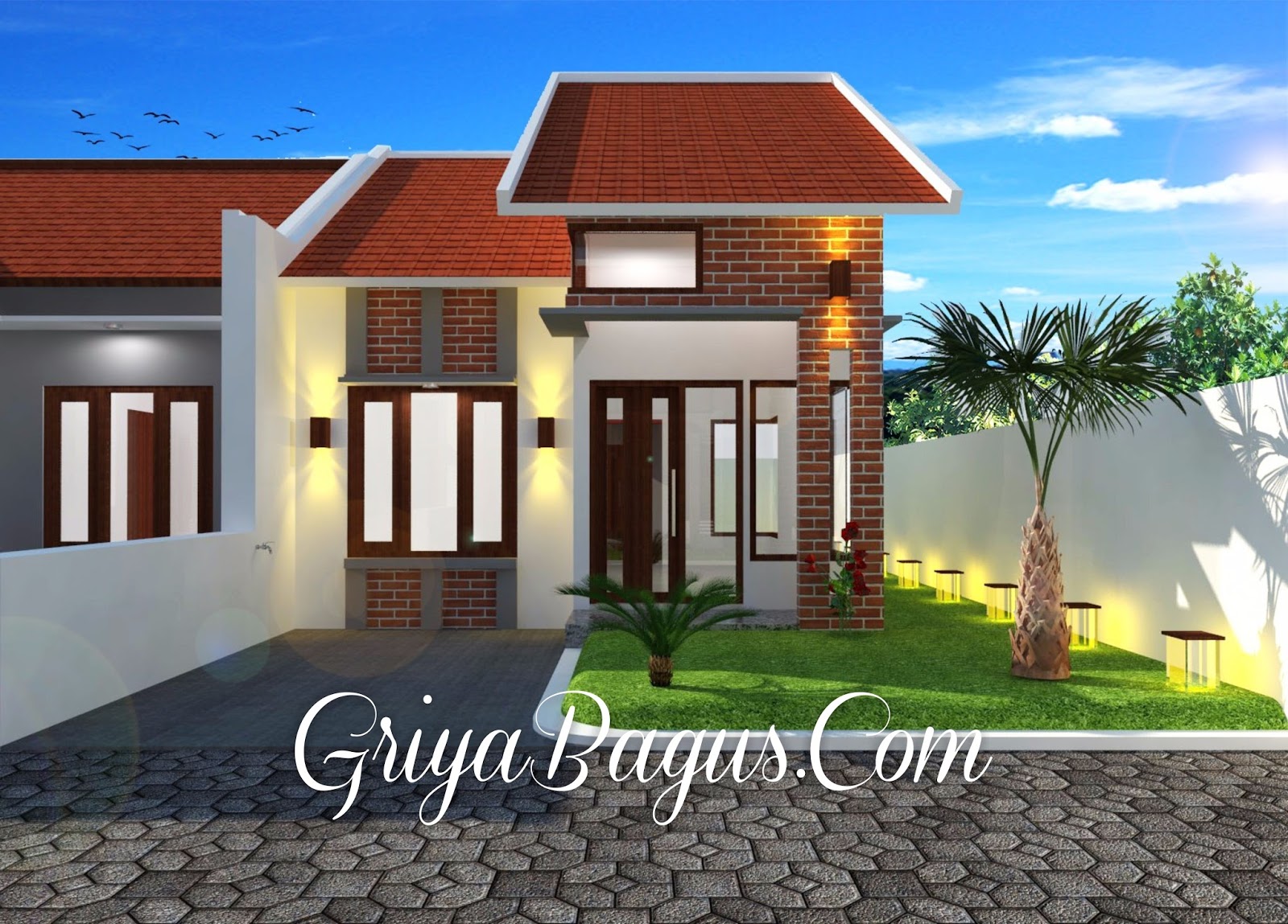 Contoh Desain Rumah Minimalis Tipe 36 101 M2 Di Yogyakarta Kavling