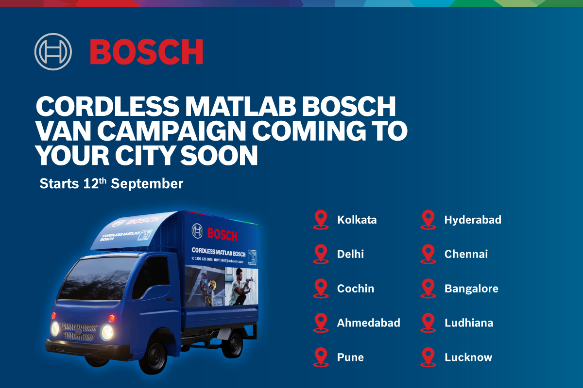Bosch Power Tools Activates Cordless Experiential Mobile Vans