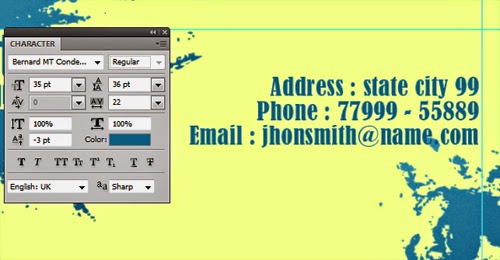 How To Make Creative Business Card Using Photoshop