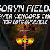 Soryn Fields, 18 Player Vendors Checked, Row Lots Available (7/3/2017)