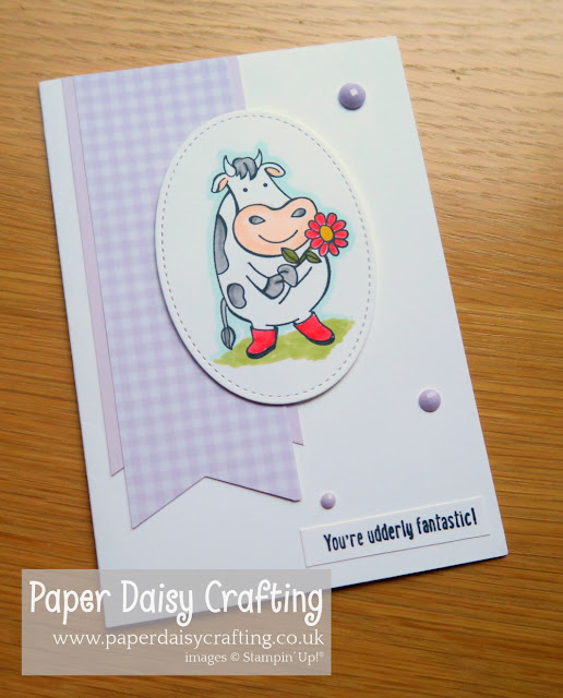 Over the Moon Paper Daisy Crafting Stampin Up