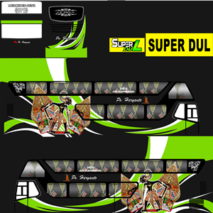 Livery BUSSID v3 2 SDD Double Decker Alias Bus  Tingkat 