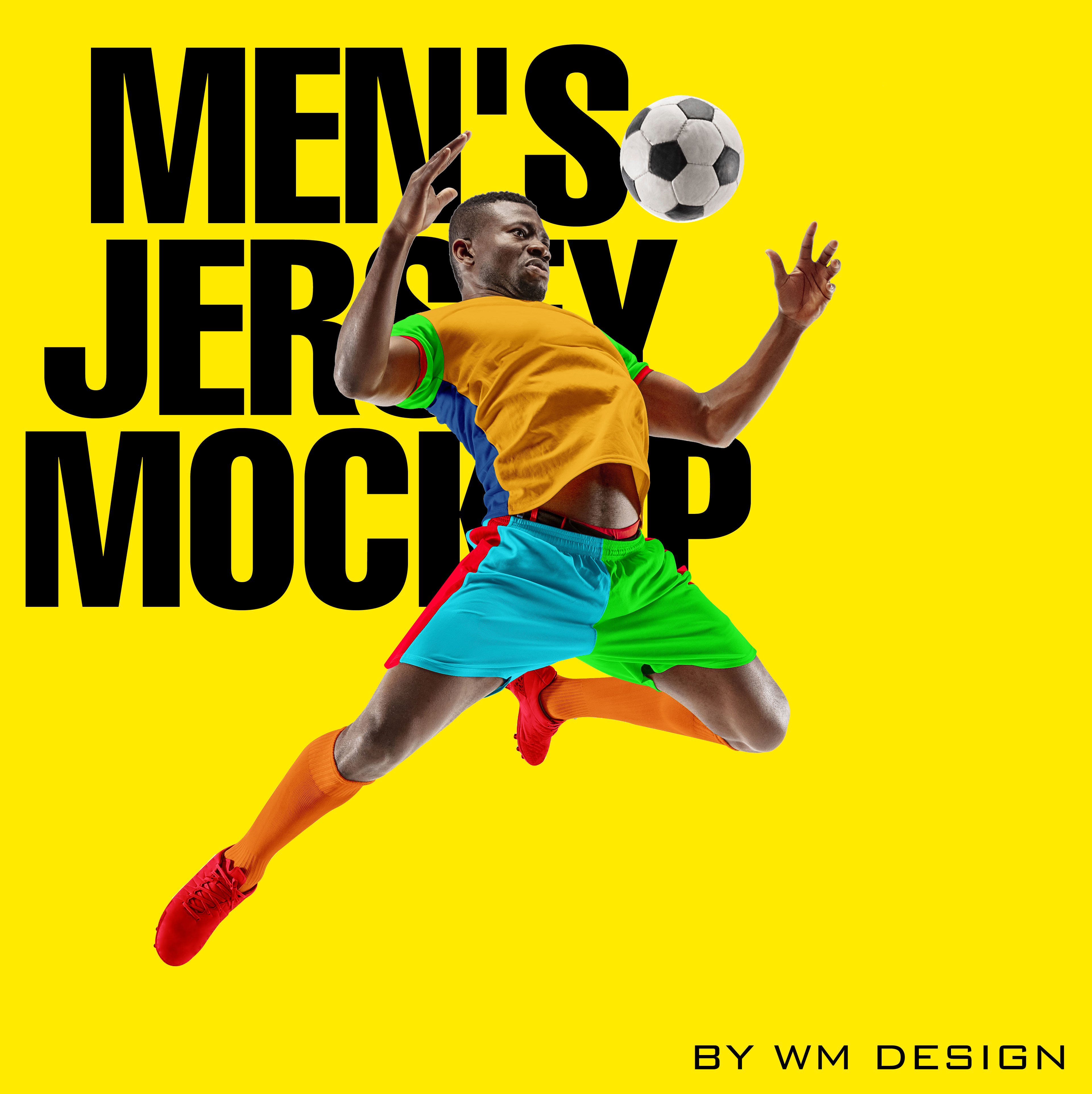 Download Design Football mockup: MEN`S JERSEY FOOTBALL