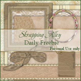 http://skrappingalley.blogspot.com/2009/04/daily-freebie-mini-kit-peach-quilt.html