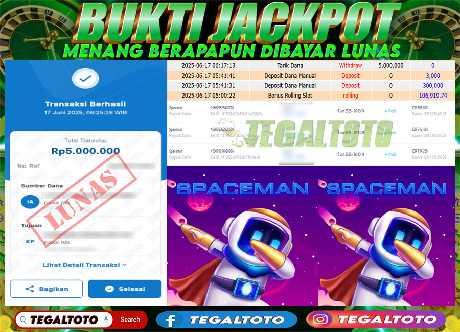 Bukti Jackpot