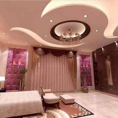 spactacular plasterboard false ceiling design for large bedrooms