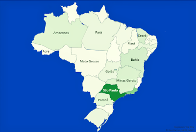 A imagem mostra o Brasil Continental dividido pelo preconceito e a exclusão social desse governo de extrema direita.