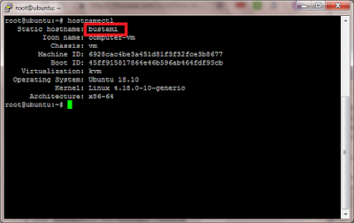 Cara Merubah Hostname di Ubuntu 18.10