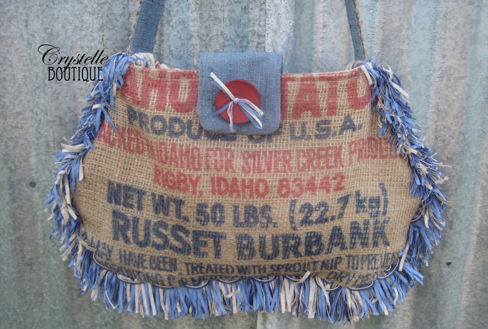 Burlap Hobo Bag Pattern Now Available *with free potato sack sewing ...