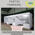 SEWA STAND BOOTH R8 BSD TANGERANG | SEWA PARTISI R8 MURAH | SEWA ALAT BAZAR 