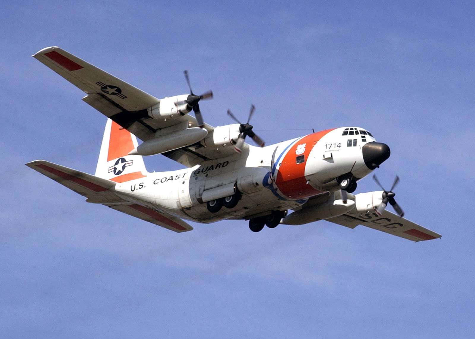 Paper Craft Planes: US Coast Guard HC-130 Hercules Paper Model