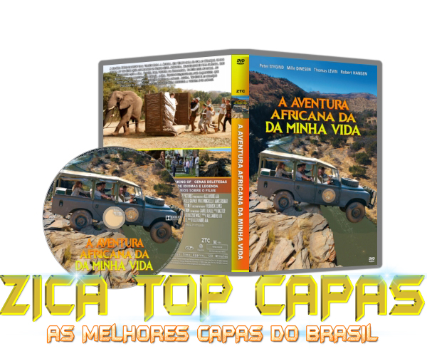 CAPA DO DVD - A AVENTURA AFRICANA DA MINHA VIDA - 2015