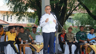 Olahraga Bersama , Wabup Sukabumi H Iyos Somantri “Dukung Pelaksanaan Pemilu , Penyelenggara Harus Sehat Fisik “