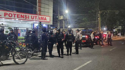 Dansat Brimob Polda Sumut Perbantukan Pasukan,Cegah Begal dan Geng Motor di Medan