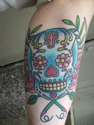 mexican skull tattoo. mexican skull tattoo.