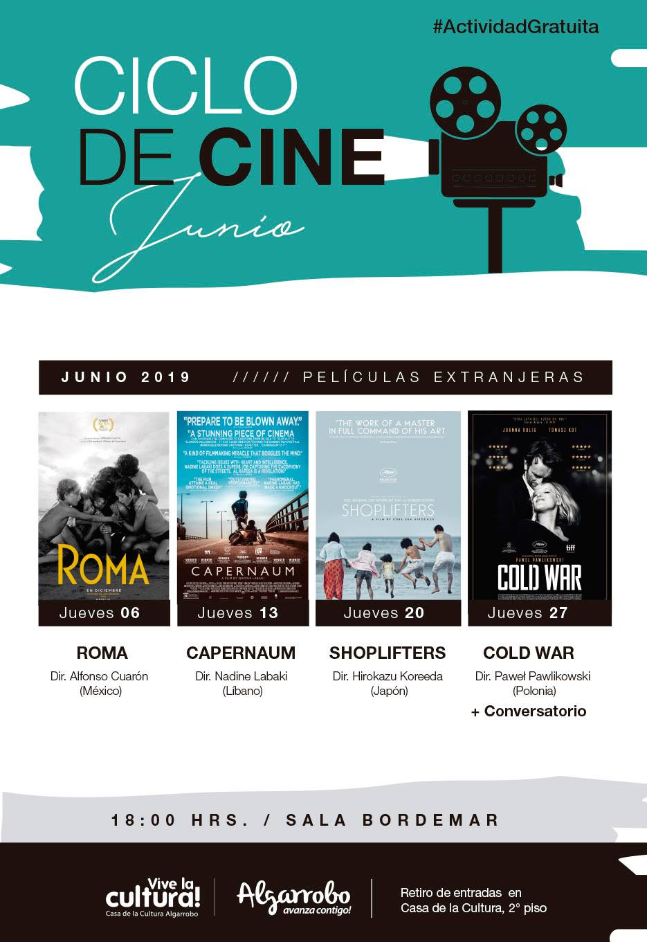 Algarrobo Digital Ciclo De Cine En La Casa De La Cultura