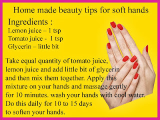  Home made beauty tips for soft hands