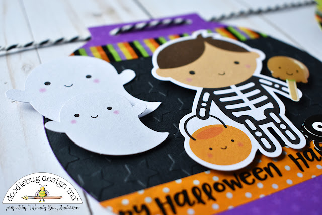 "Booville" Halloween Trick-or-Treat banner by @WendySue for Doodlebug Design