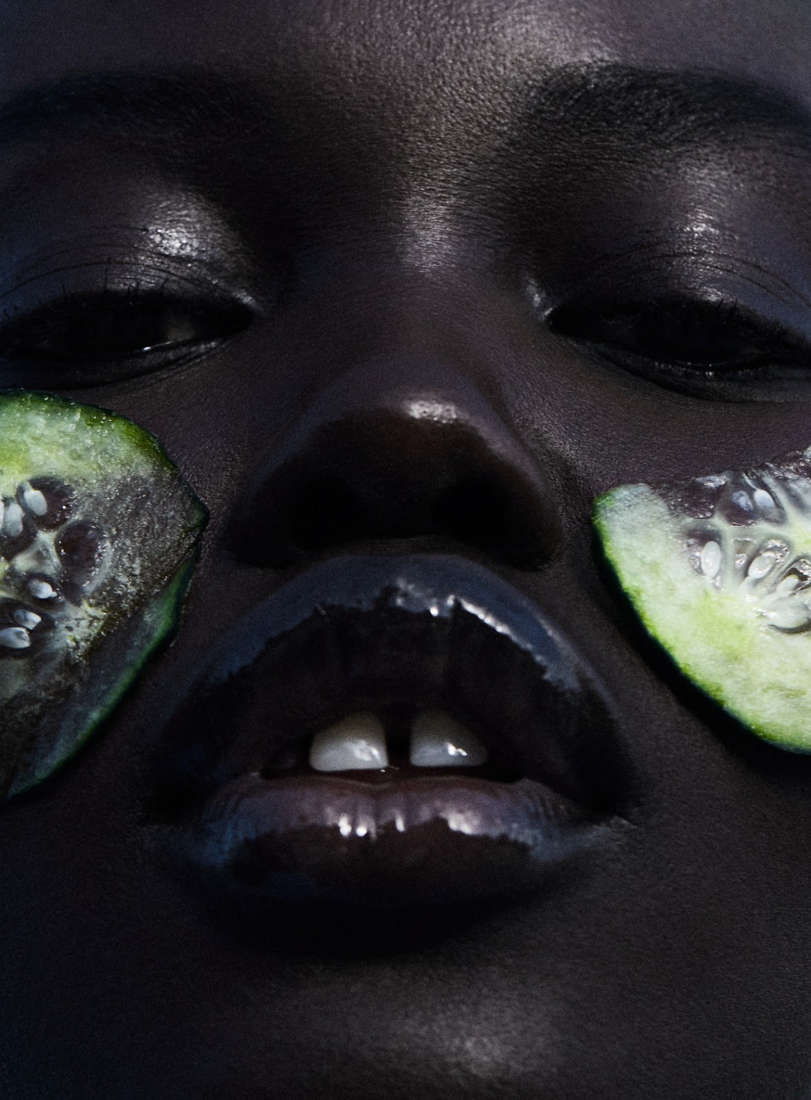 Adut Akech in Vogue Italia June 2022 by Vito Fernicola