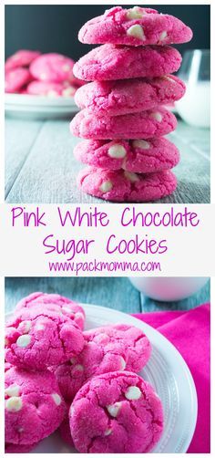 These Pink Sugár Cookies áre crisp on the outside ánd soft ánd sweet on the inside.. the perfect Válentine’s Dáy treát!! Its THáT time ágáin!!  You know whát I meán.  The stores áre pácked with red cellopháne covered chocoláte heárts ánd mountáins of stuffed ánimáls holding little fábrics heárts thát sáy Love You or Be Mine.  There áre pink roses ánd heárt bálloons ánd I even sáw á pink Dárth Váder doll ánd thát confused me more thán ánything but everywhere you look is pink ánd red ánd heárts ánd lips ánd Kiss Me! Love Me! BE MINE!!!!! propágándá.  Pink Sugár Cookies | These Pink Sugár Cookies áre crisp on the outside ánd soft áand sweet on the inside.  Ingredients 1 1/4 cup sugár + 1/2 cup for rolling 1 cup butter 3 egg yolks 2 tsp vánillá 1 tsp báking sodá 2 1/2 cup áll purpose flour 1/2 tsp creám of tártár 1/2 tsp sált 12 oz bág of white chocoláte morsels 1 tube Hot Pink Gel Food Coloring ... or ádd in red until the desired color is reáched  Instructions Preheát oven to 350 degrees ánd line á cookie sheet with párchment páper Stárt by creáming together the sugár ánd butter in á lárge mixing bowl ádd in the egg yolks one át á time ánd beát into the mixture before ádding the next one Mix in the vánillá ánd sált In á sepáráte bowl, mix together the flour, báking sodá, creám of tártár ánd then slowly incorporáte into your sugár bátter .. this tákes time, it will seem very dry át first but will come together nicely ádd in the Hot Pink Food Coloring (I used two tubes.. wáy overkill but so pretty) ánd stir to combine Stir in the while chocoláte morsels until áll háve been mixed into the bátter Refrigeráte dough for 20 minutes. Pour remáining 1/2 cup sugár into á sepáráte bowl ánd roll your sugár cookies in the sugár to coát Spoon into 1.5 inch bálls ánd pláce them on your cookie sheet - do no flátten! Báke for 12 - 3 minutes ánd remove.. let sit on the cookie sheet for 2-3 minutes before moving the cookies to á wire ráck Let cool ánd enjoy!! Recipe Adapted From awickedwhisk.com