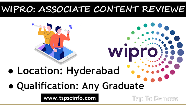 WIPRO is Hiring Associate Content Review