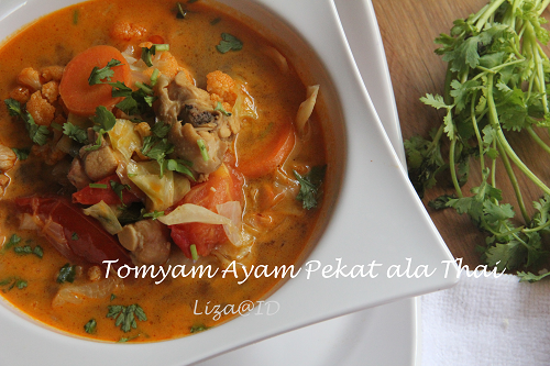 INTAI DAPUR: Tomyam Ayam Pekat ala Thaimmg sedap