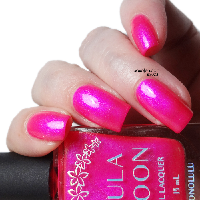 xoxoJen's swatch of Breast Cancer Awareness Box: Hula Moon - Lean On Me