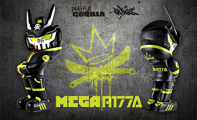 ComplexLand 2.0 Exclusive MEGAR177A MegaTEQ Vinyl Figure by Playful Gorilla x Quiccs x Martian Toys