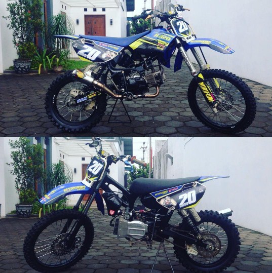 Jual Rangka Motor Trail Modifikasi Bebek Modif Untuk 