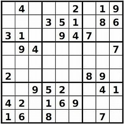 Printable Free Sudoku on Print Sudoku   Medium