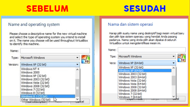 Cara Mengatasi dan Menampilkan Fitur OS 64 bit pada VirtualBox