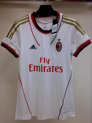 Jersey AC Milan Away Ladies 2013-2014